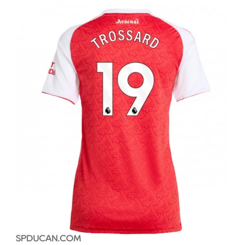 Zenski Nogometni Dres Arsenal Leandro Trossard #19 Domaci 2025-26 Kratak Rukav